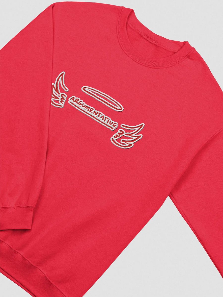 ANGELIC (lg. red bubble design) embroidered crewneck product image (15)