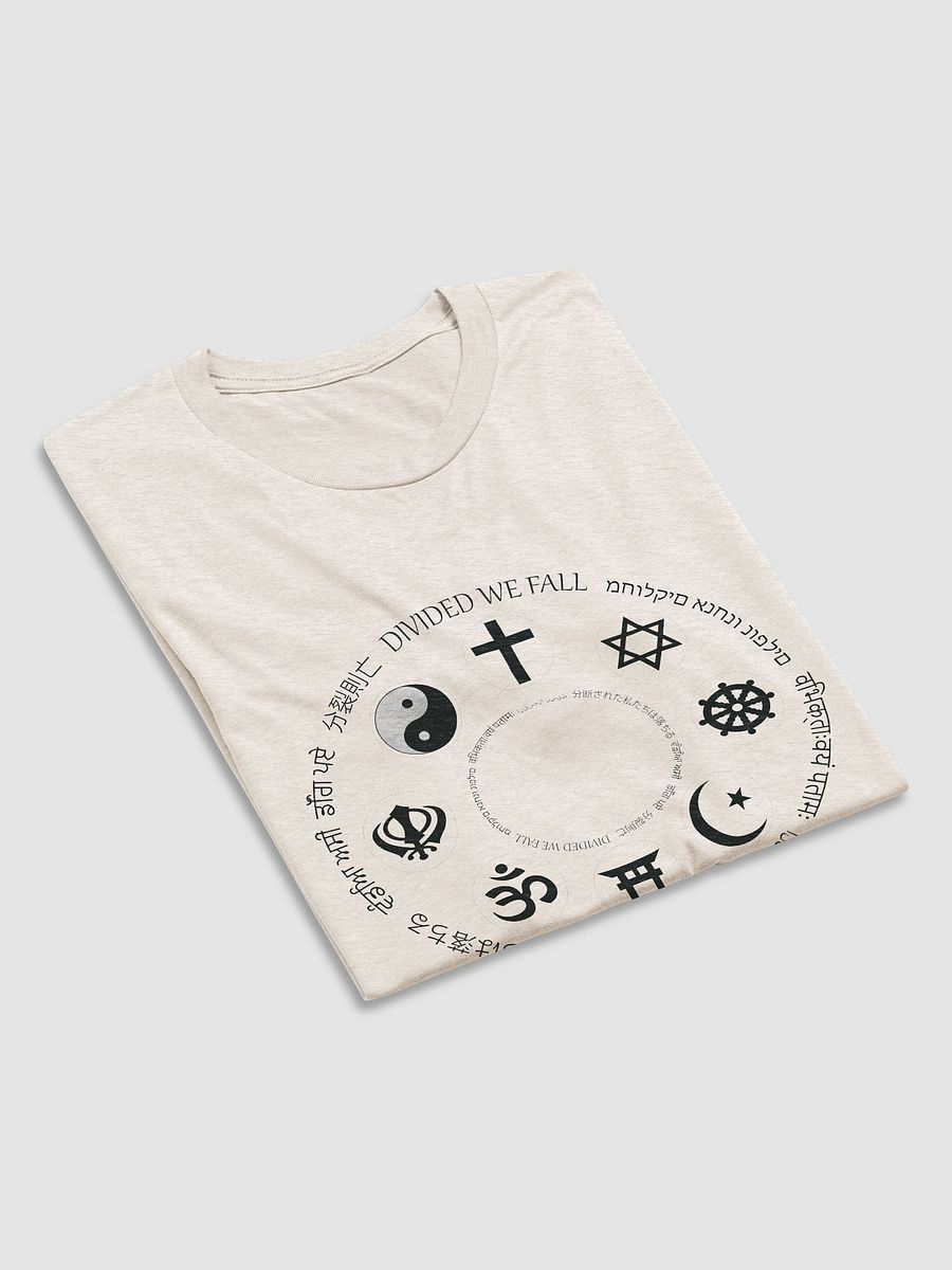 Divided We Fall - Religion - Bella+Canvas Triblend Short Sleeve T-Shirt product image (4)