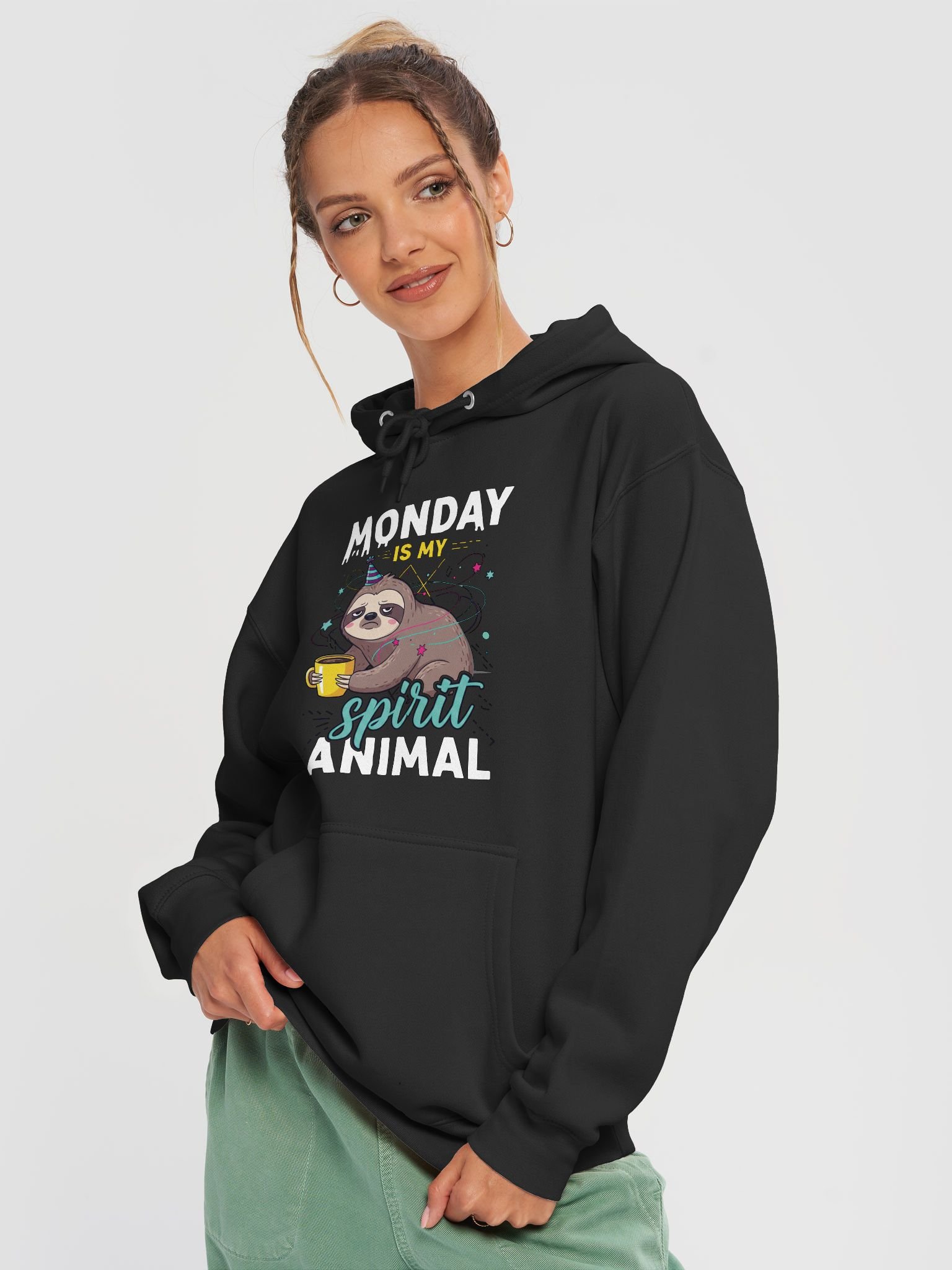 Monday is my spirit animal -dark edition- product image (13)