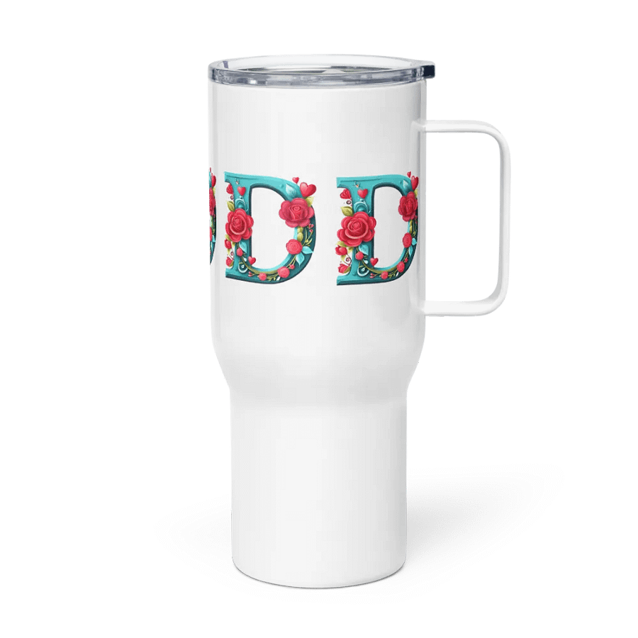 Valentine’s Monogram Letter D(1) Tumbler product image (3)