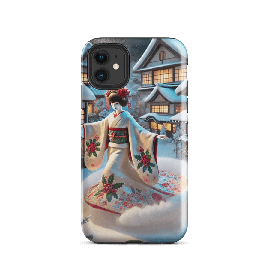 Snow Geisha iPhone Tough Case – Winter Serenity product image (47)