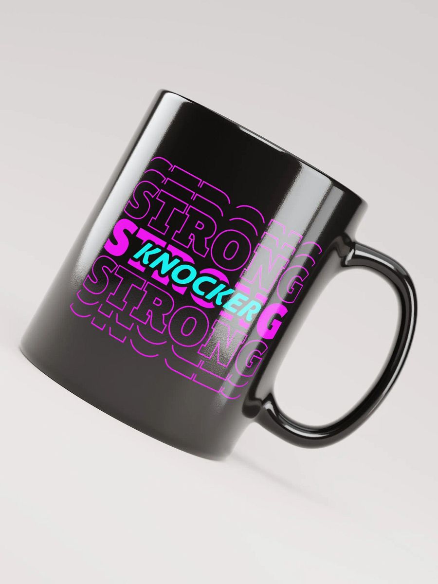 KNOCKER STRONG GLOSSY BLACK MUG product image (3)