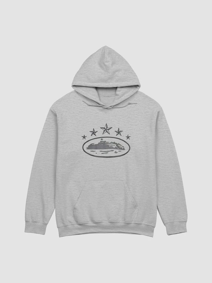 Corteiz 5 Starz Alcatraz Hoodie Grey product image (1)