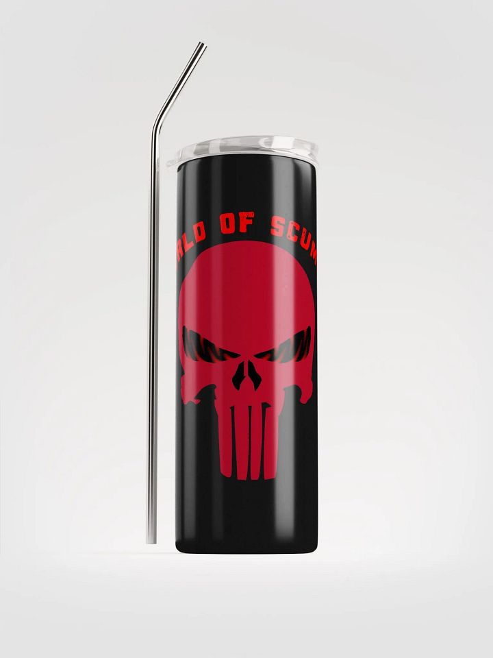 World of Scummy stainless steel tumbler product image (1)