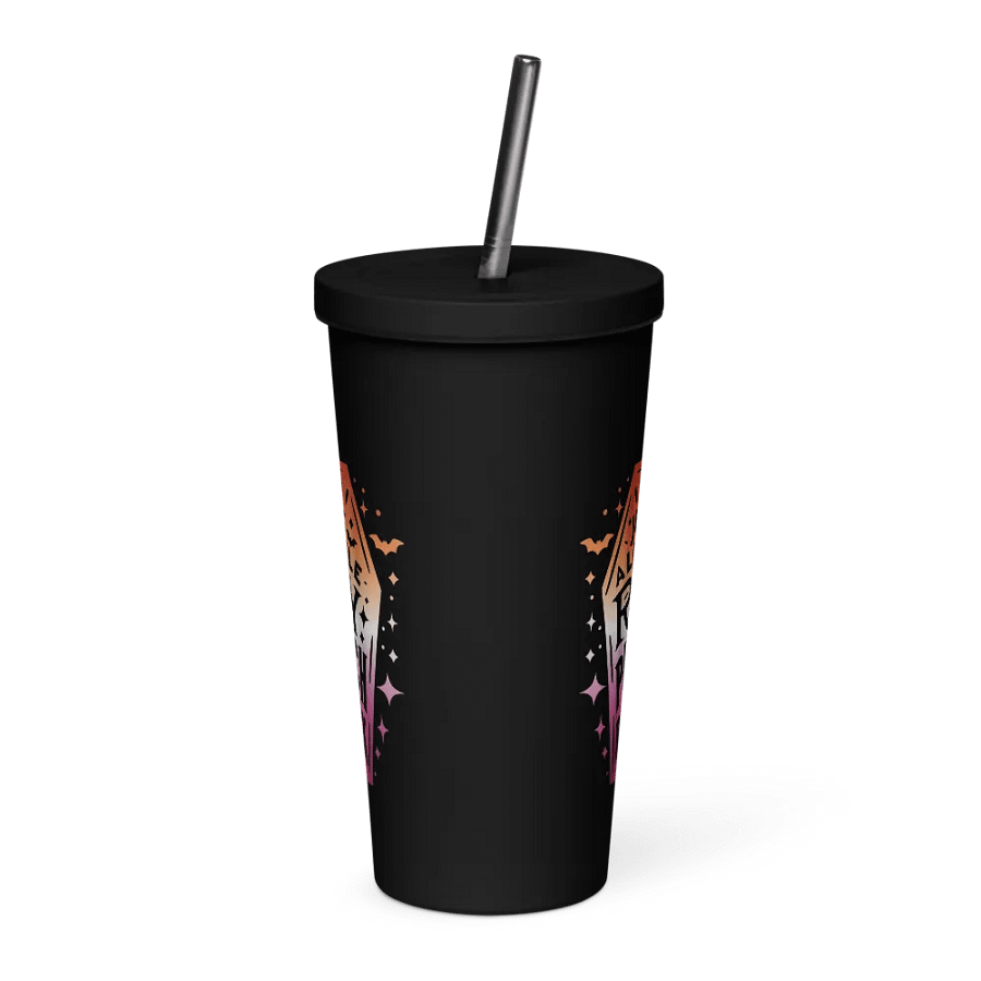Little Ray Lesbian Flag Insulated Tumbler product image (3)