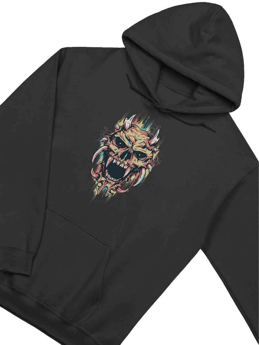 Schedel met hoorns Hoodie product image (2)