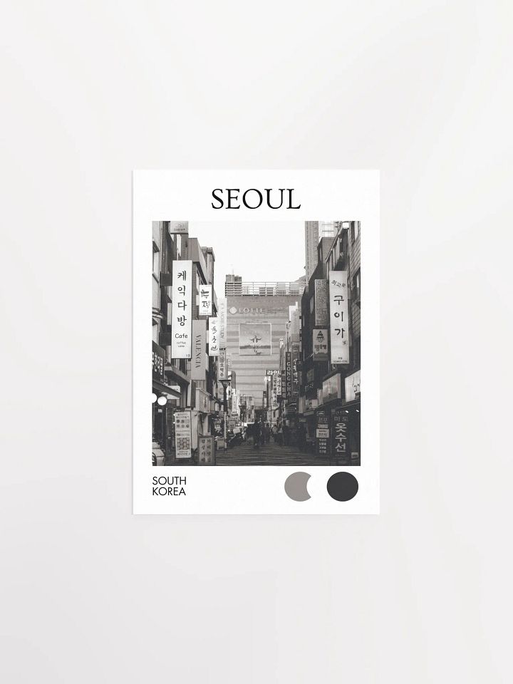 Streets of Seoul I - Black & White product image (1)