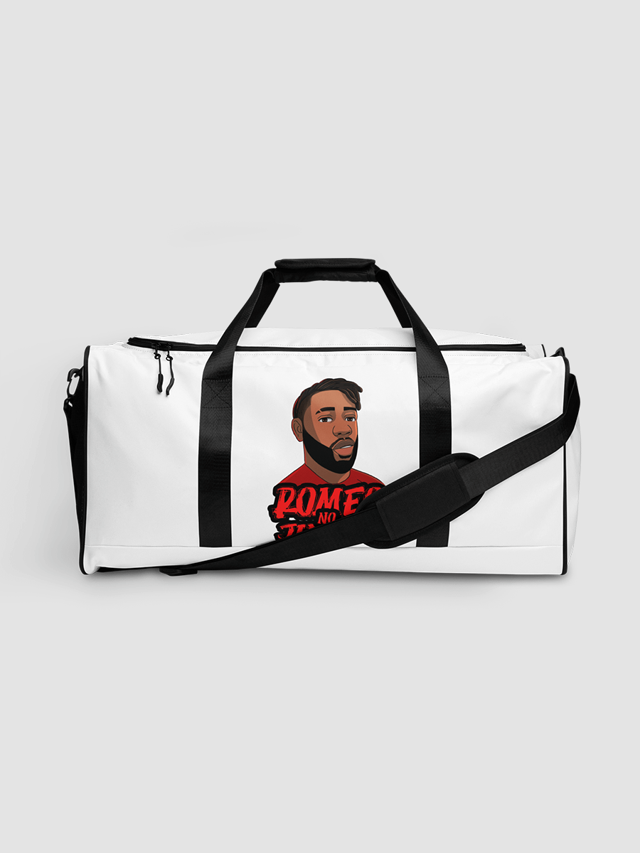 RNJ White All-Over Print Duffle Bag product image (2)