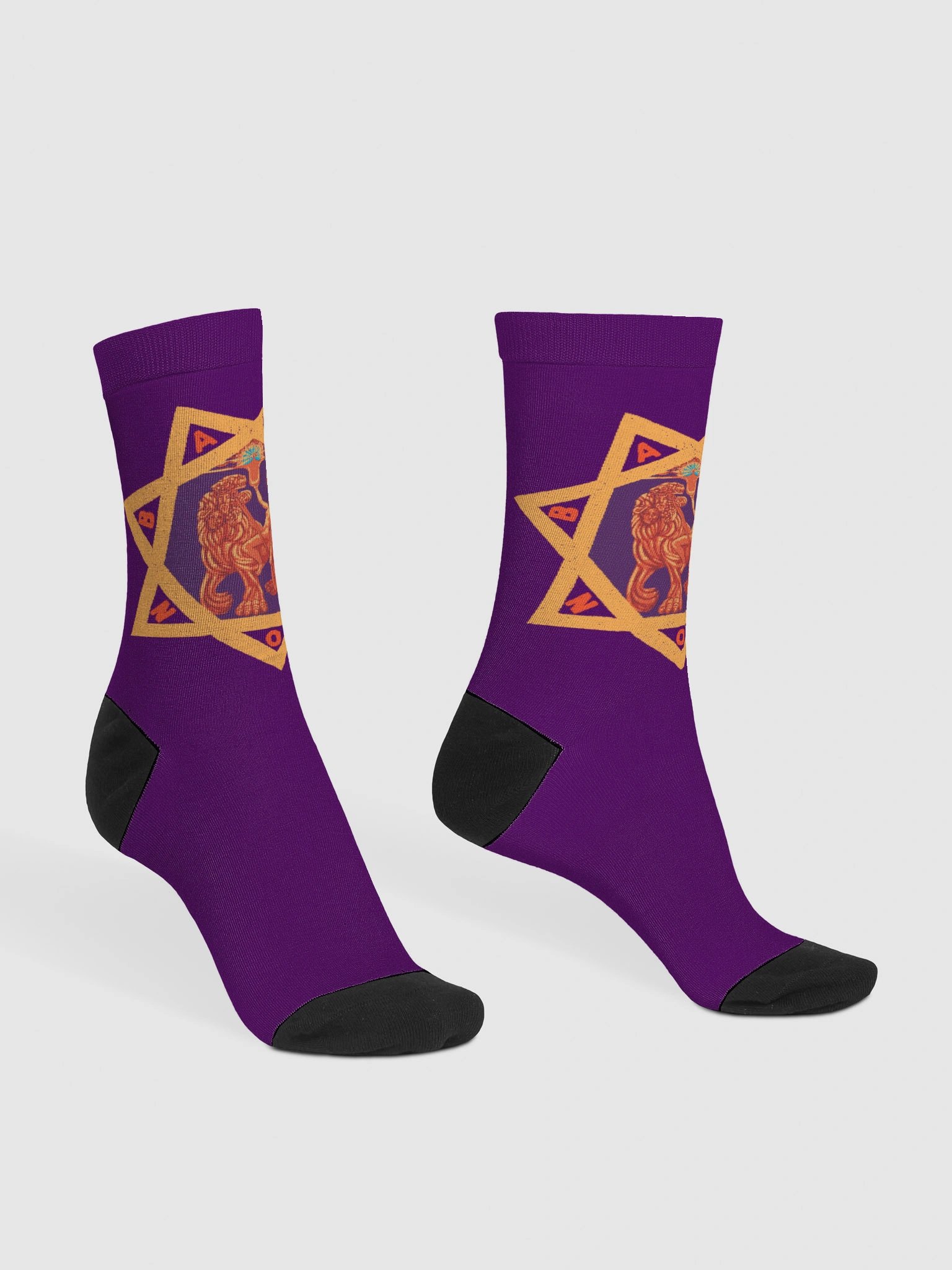 Scarlet and Purple Crew Socks product image (3)