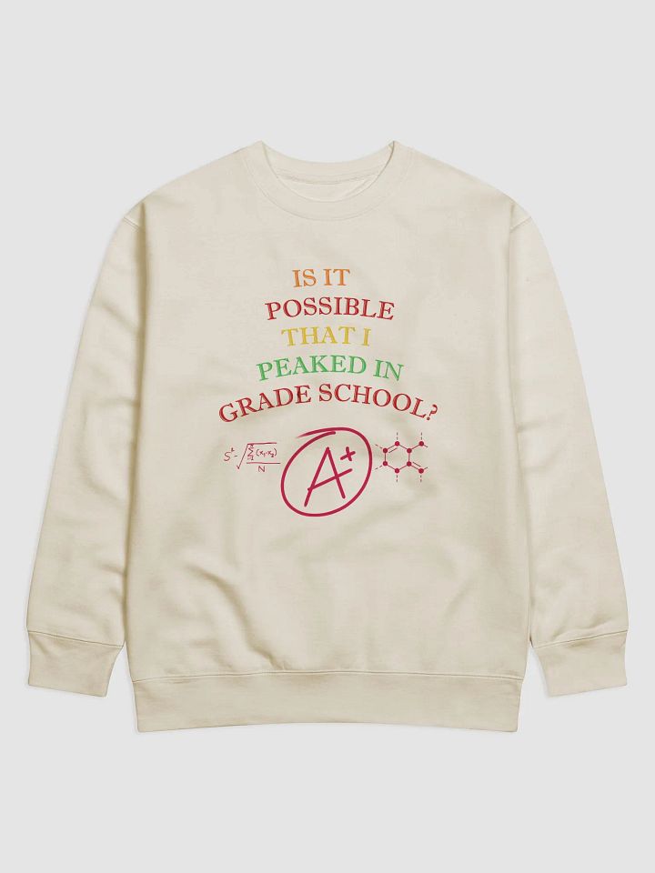 Is It Possible That I Peaked In Grade School? Sweatshirt product image (6)