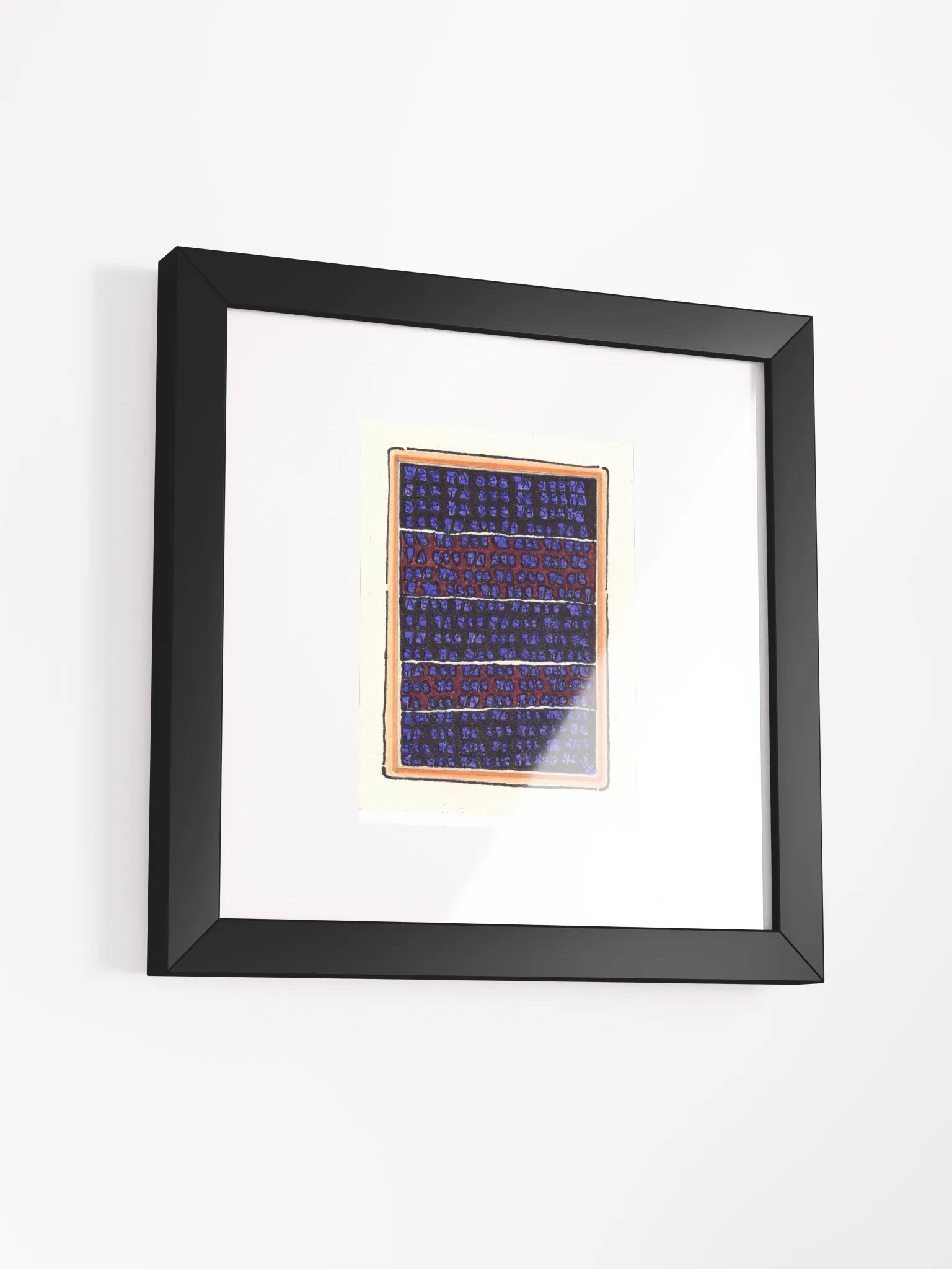 famous last words Panel Card Print Framed product image (1)