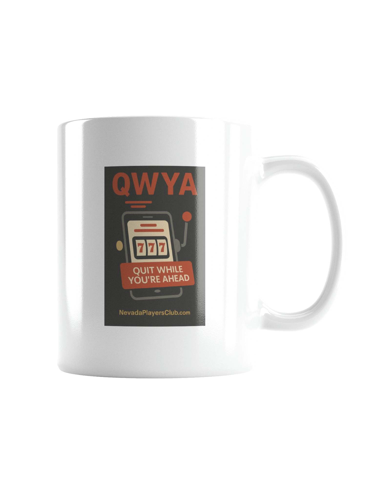 White Quit While You're Ahead Mug - Alt Version 1 product image (2)