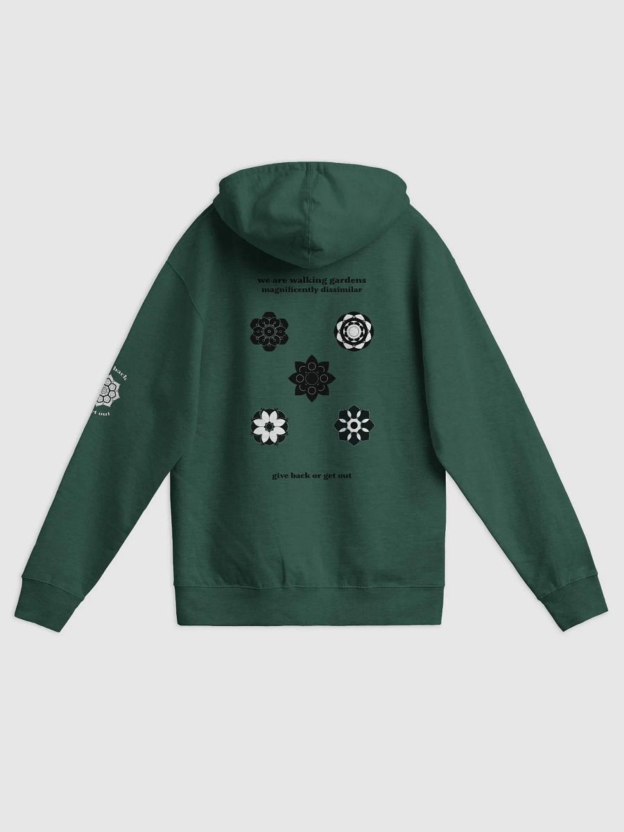 Walking Gardens zip hoodie 2 product image (2)