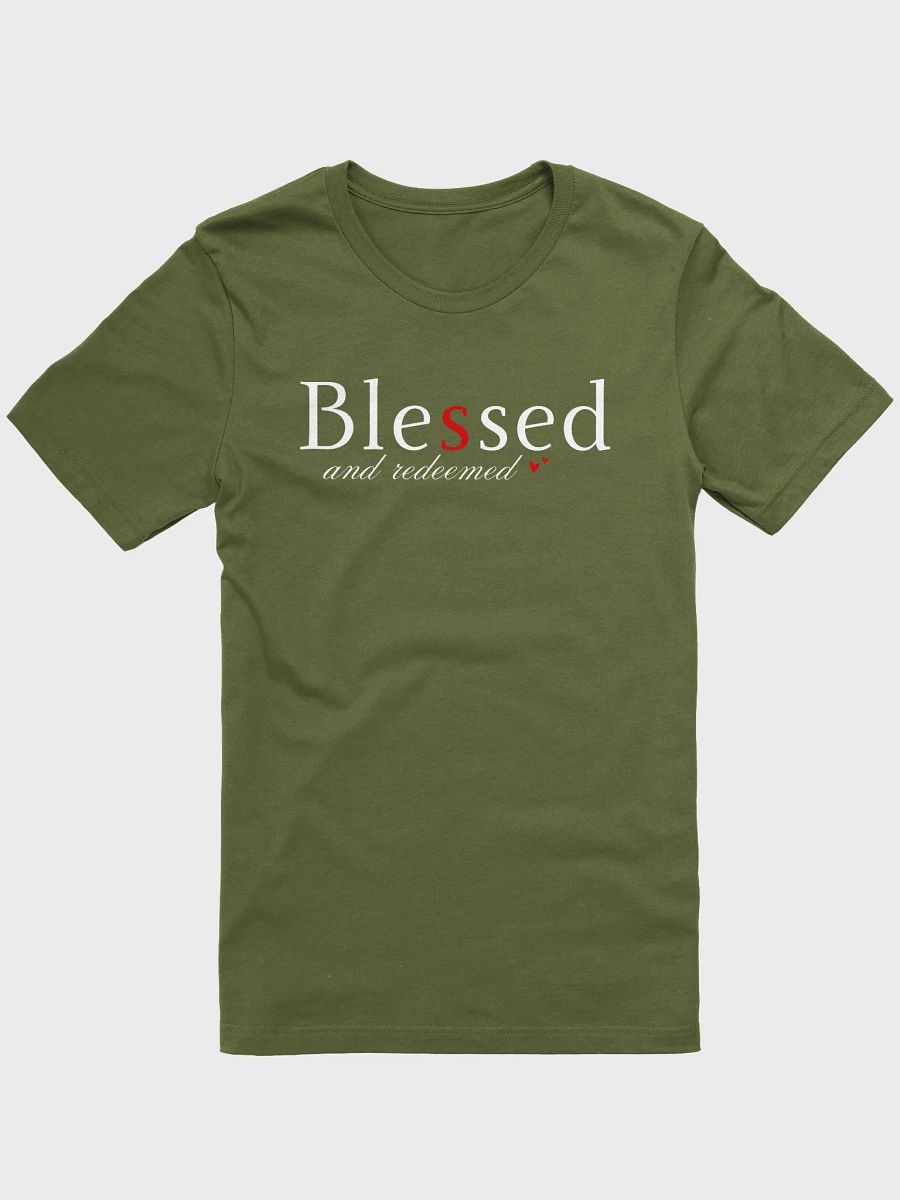 Blessed and Redeemed Christian Faith Bella Canvas T-shirt product image (3)