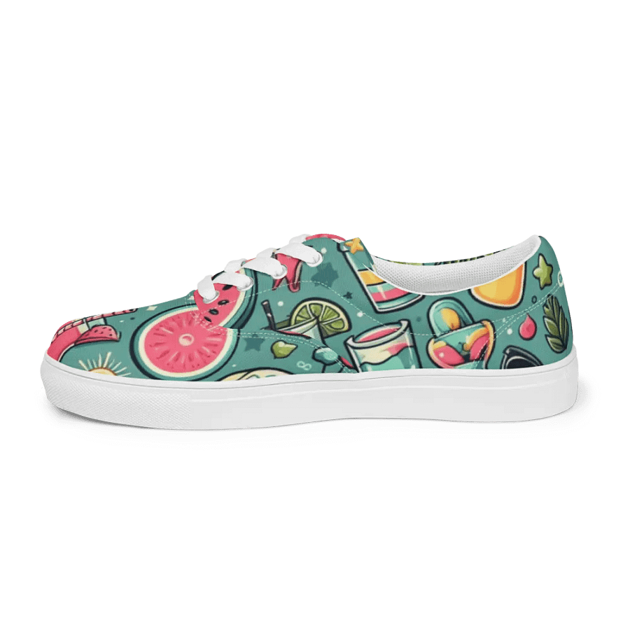 Tropical Vibes Men's Canvas Shoes product image (5)