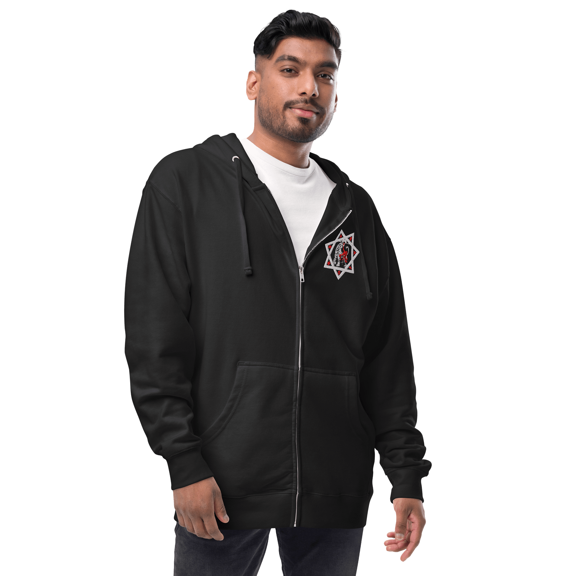 Scarlet Woman Embroidered Zip Hoodie product image (10)