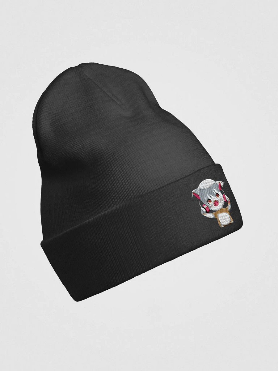 pig with headphones beanie product image (11)