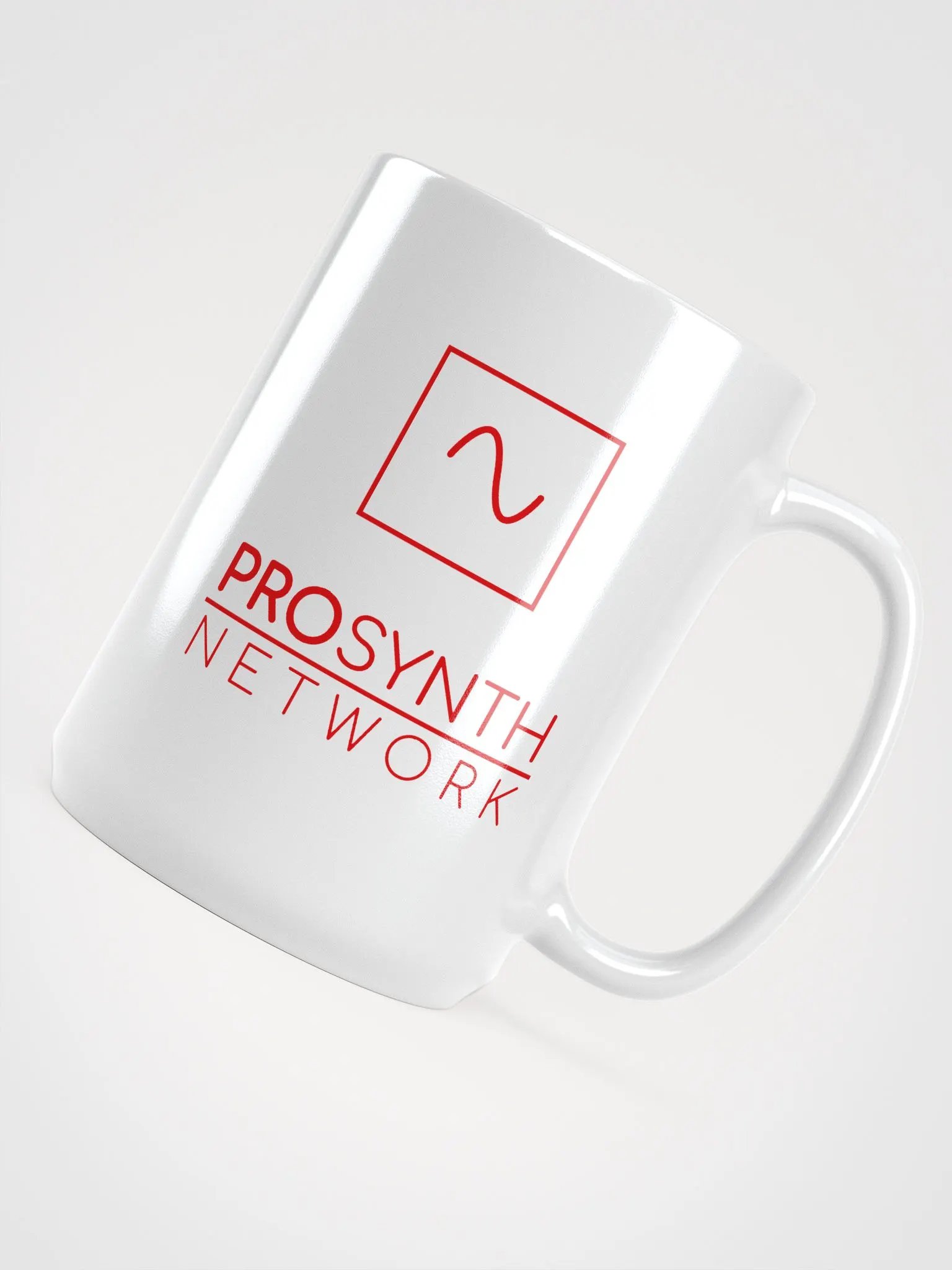 Pro Synth Network White Glossy Mug product image (4)