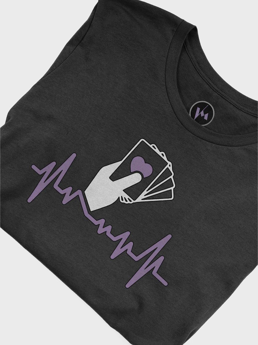 Poker Life Heartbeat Unisex tee product image (7)