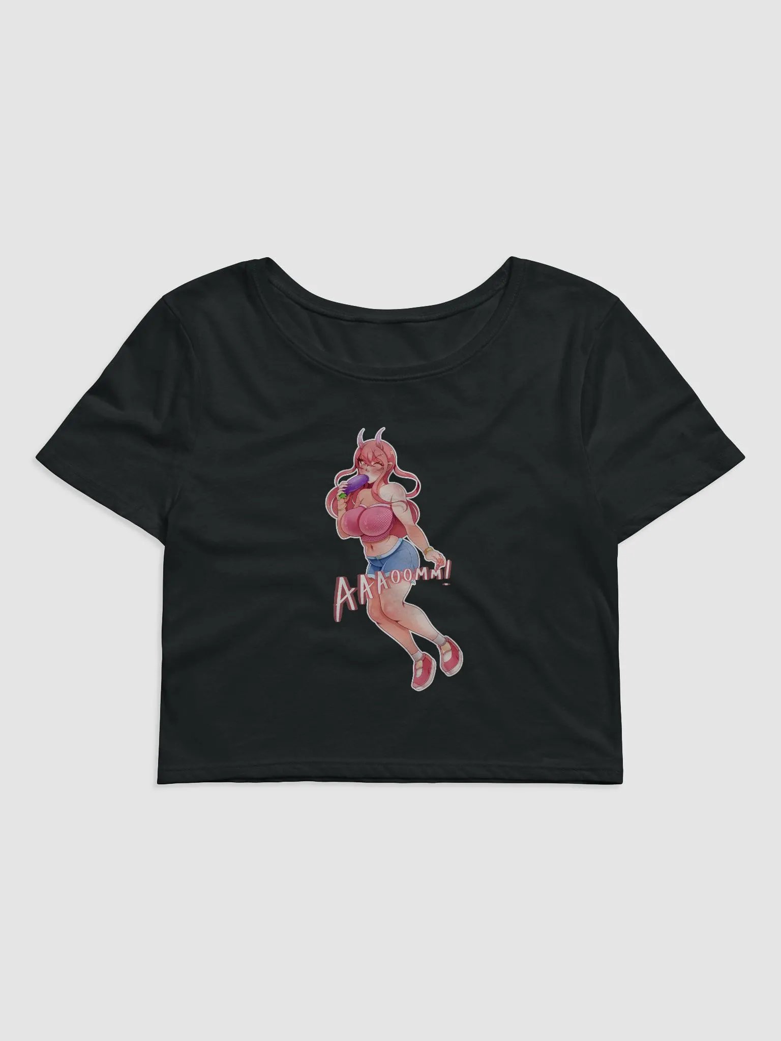 Sucking Eggplant Crop Top product image (1)