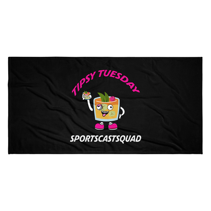 TIPSY TUESDAY "COCKY" BEACH TOWEL product image (2)