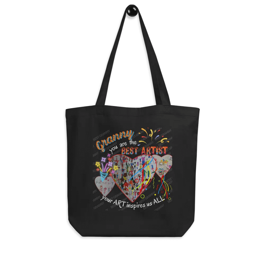 tote bag 'granny you are the best artist .  Your rt inspires us all. perfect gift for granny. product image (8)