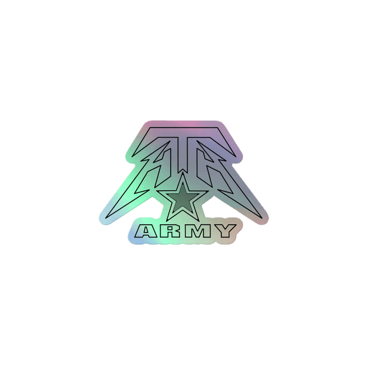 HTH Army Holographic Sticker product image (1)