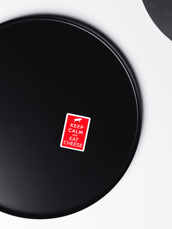 Keep Calm and Eat Cheese (Die-Cut Magnet) product image (8)