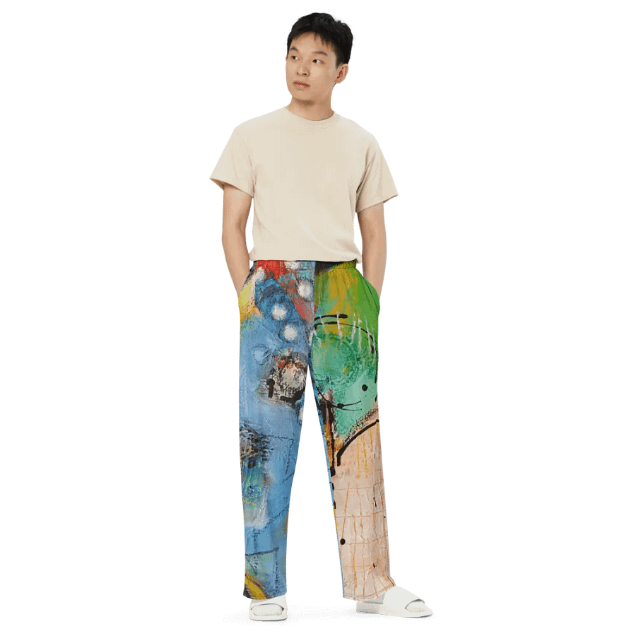 original artwork printed on trousers product image (6)