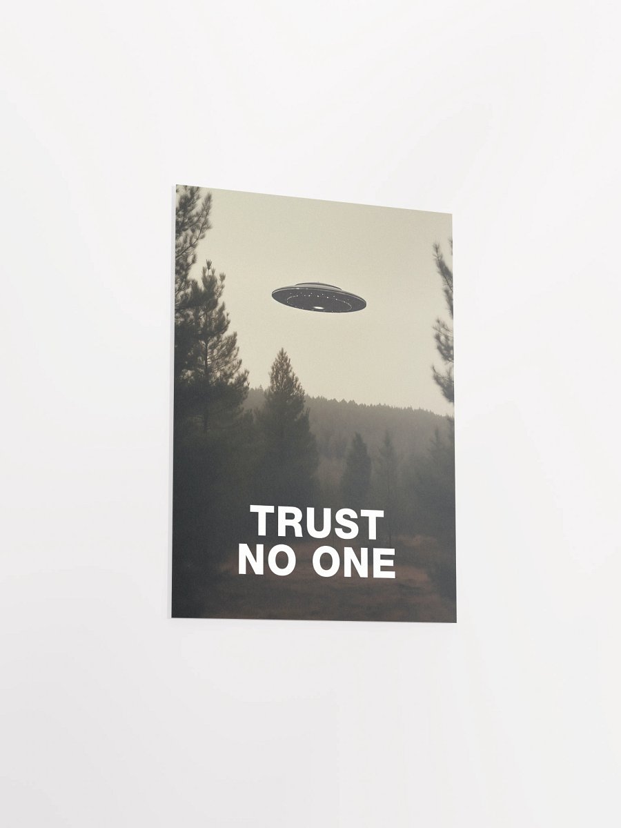 Trust No One/The X-Files poster, S01E24 1994 — sci-fi poster, movie art, I want to believe poster, space print, aliens wall decor product image (13)