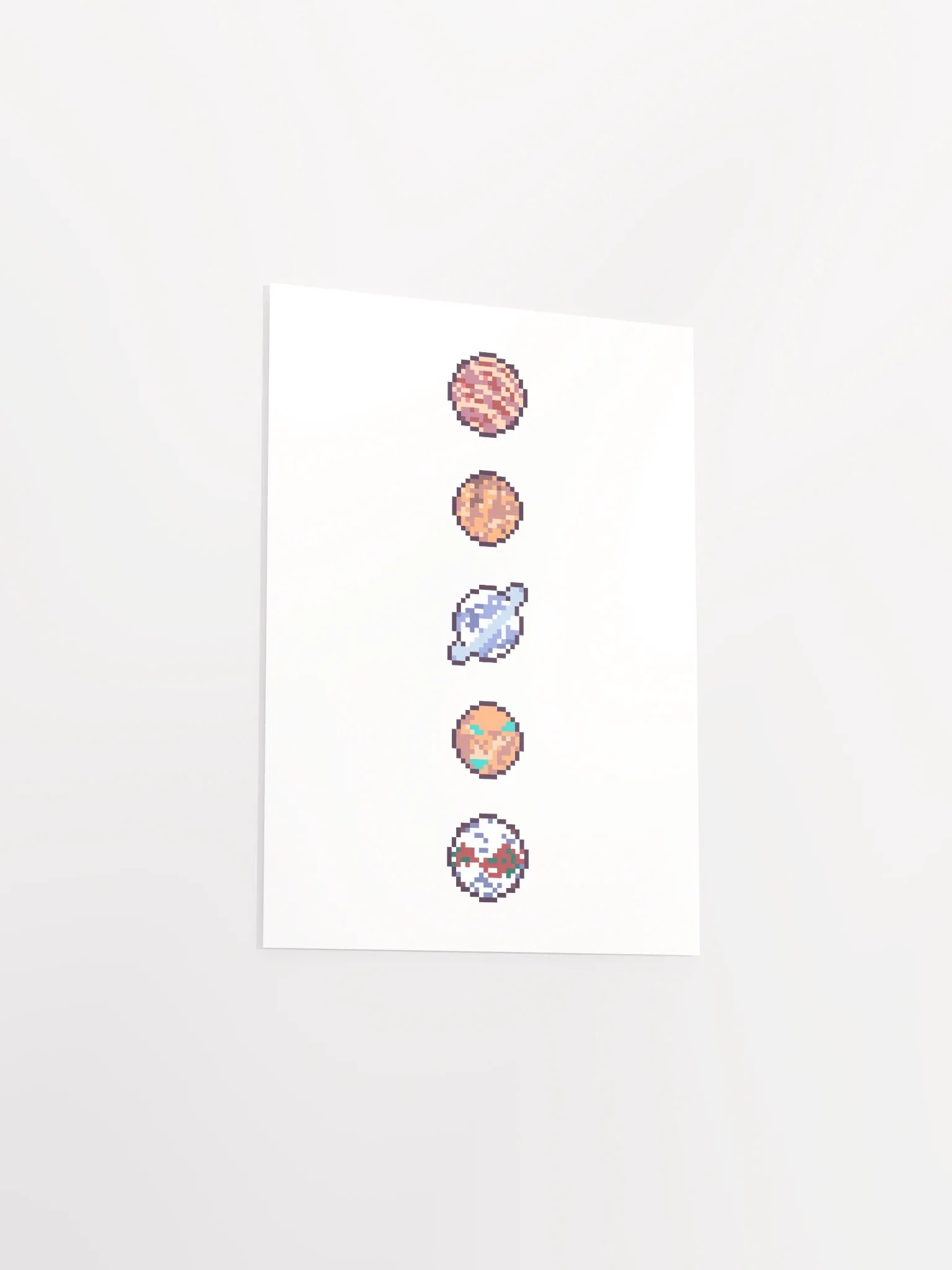 Pixel Planets Poster product image (3)