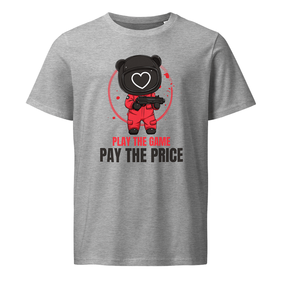 Red Jumpsuit Play To Win Korean Squid Player Game 001 456 067 Korean Thriller Movies T-Shirt product image (1)