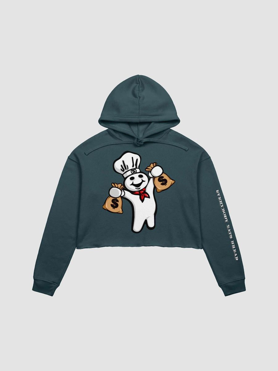 Women's Everybody Eats Bread Fleece Crop Hoodie product image (1)