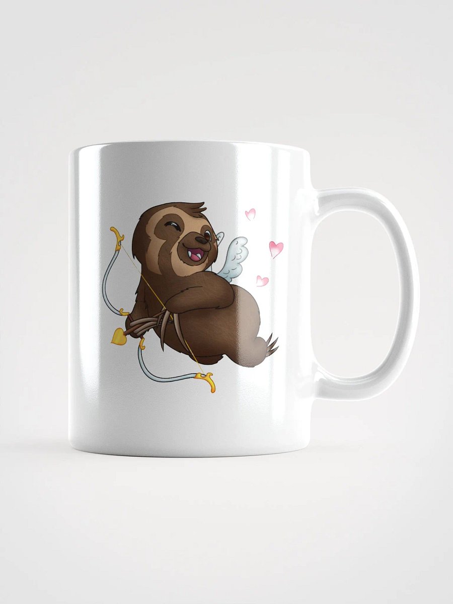 Slothville White Cupid Sloth Mug product image (1)