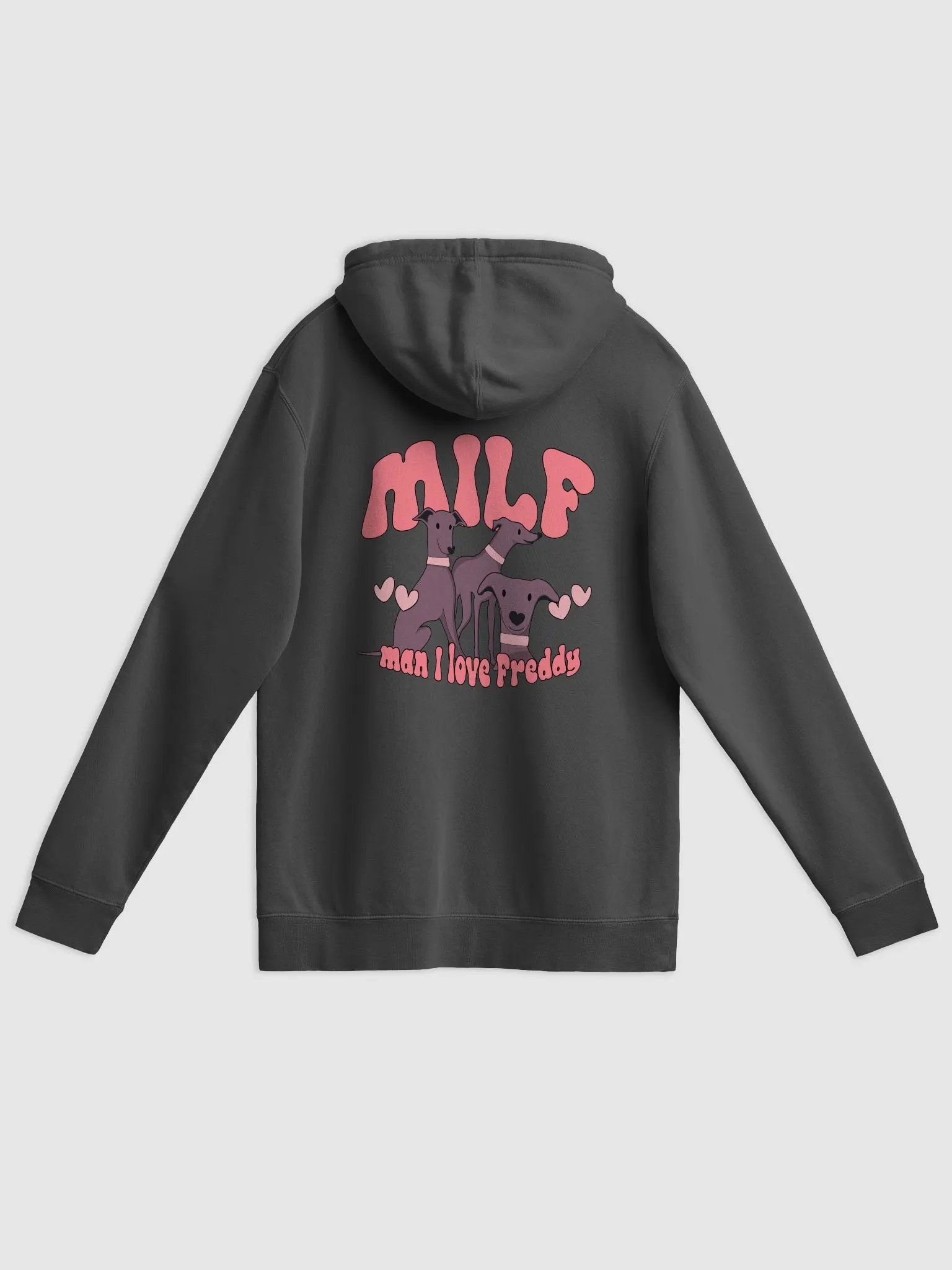 MILF BACK of Hoodie Pink product image (1)
