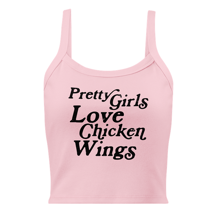 PRETTY GIRLS LOVE CHICKEN WINGS (PINK) product image (1)