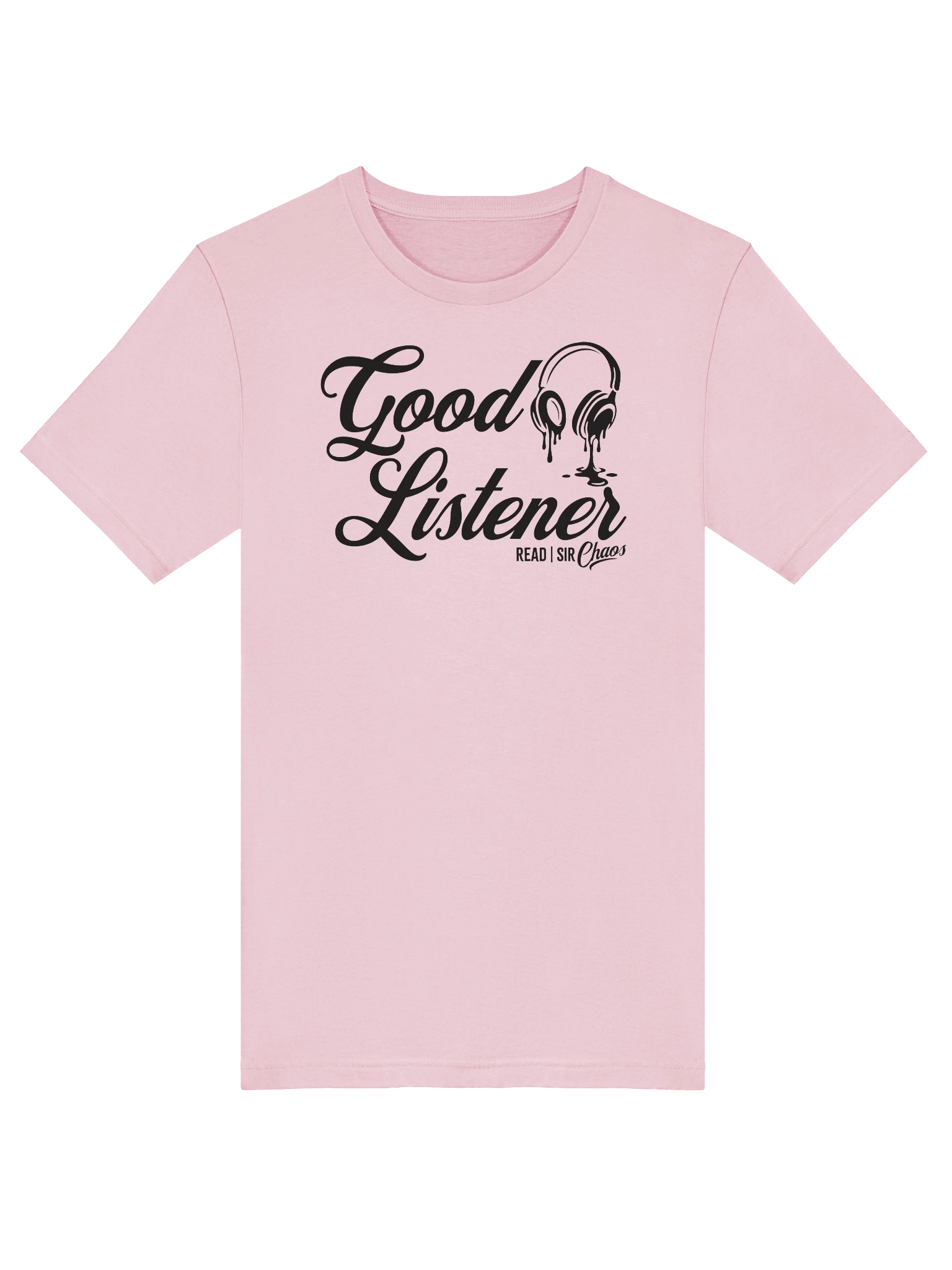 Good Listener Tee - Black Text product image (52)