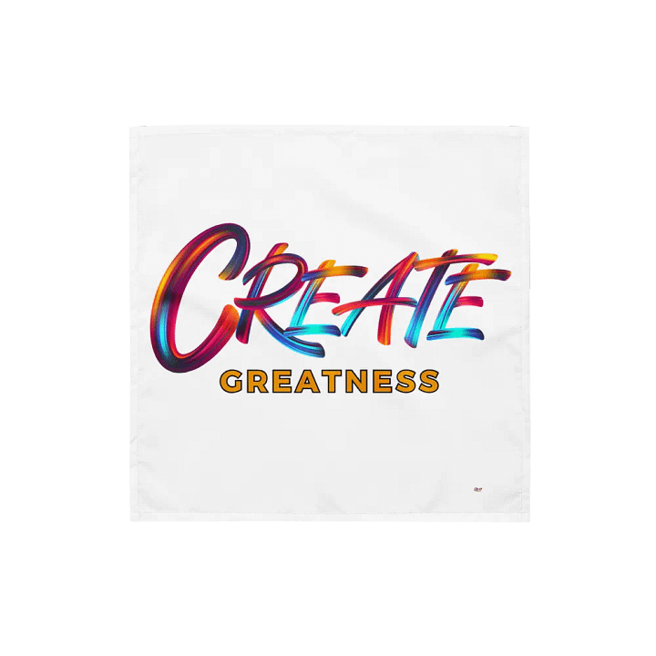 Create Greatness Full Print Bandana product image (1)