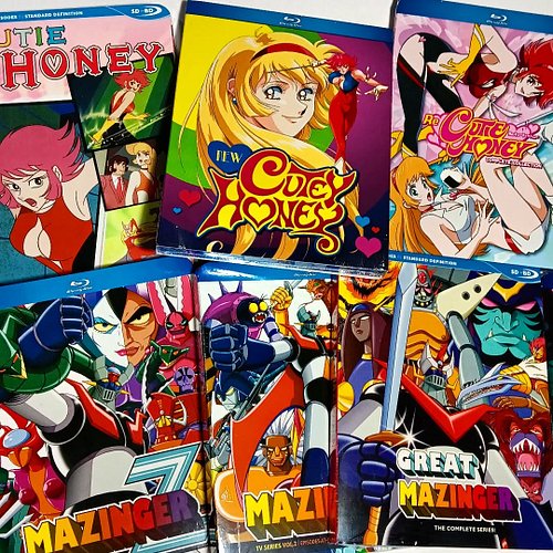 Got my hands on some more anime Blu-ray from Discotek recently. Mazinger Z, more Mazinger Z, Great Mazinger, Cutie Honey, New...