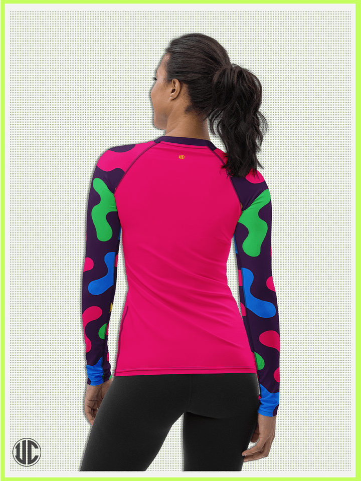 Nova’s Acid Pop – Women’s Rash Guard product image (2)