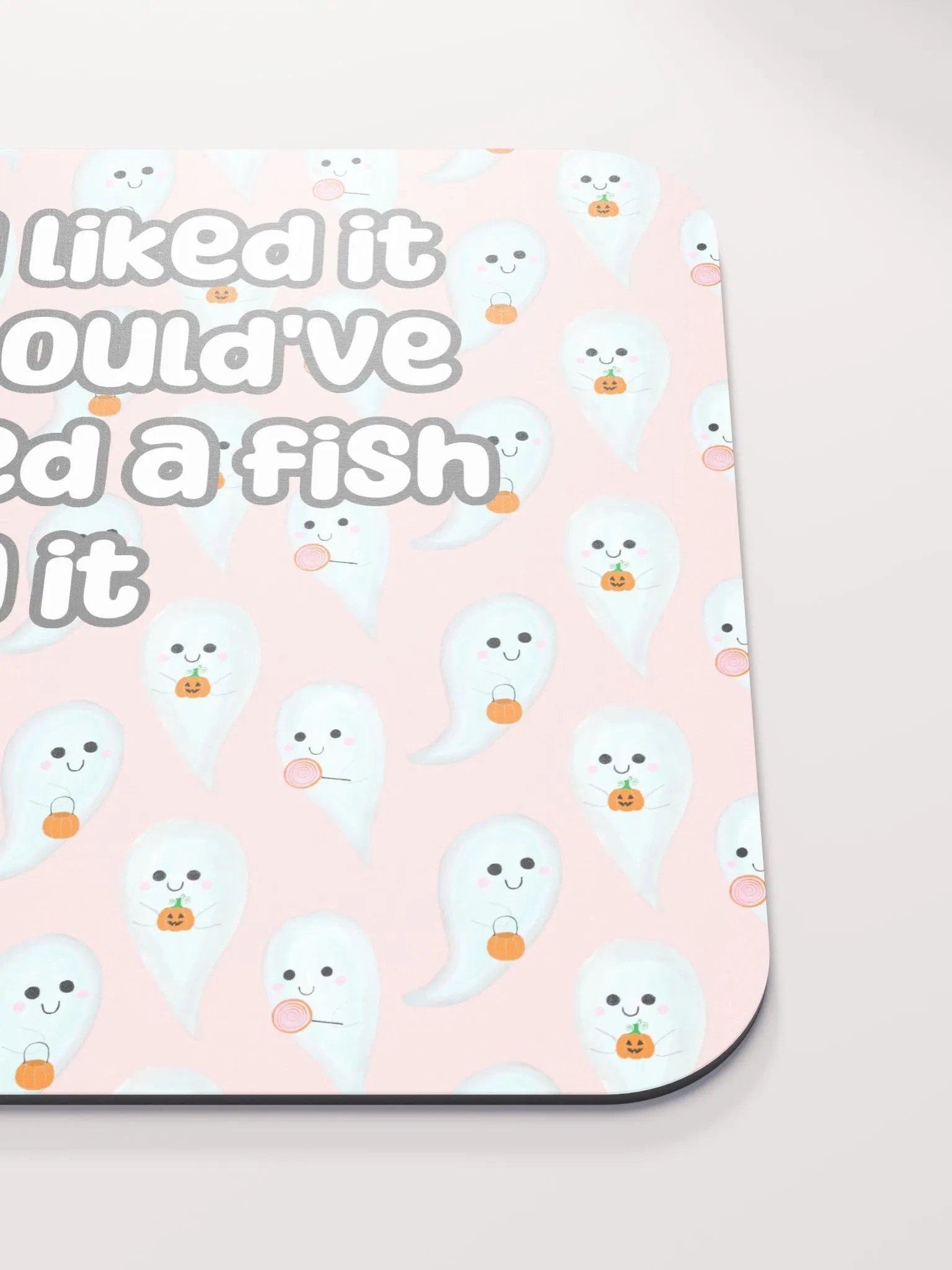 If You Liked it, You Should've Whacked a Fish On It Medium Mouse Mat - cute ghosts product image (5)