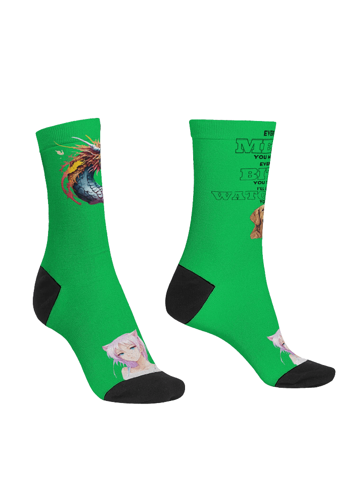 Eco-Friendly Creature Crew Socks product image (1)