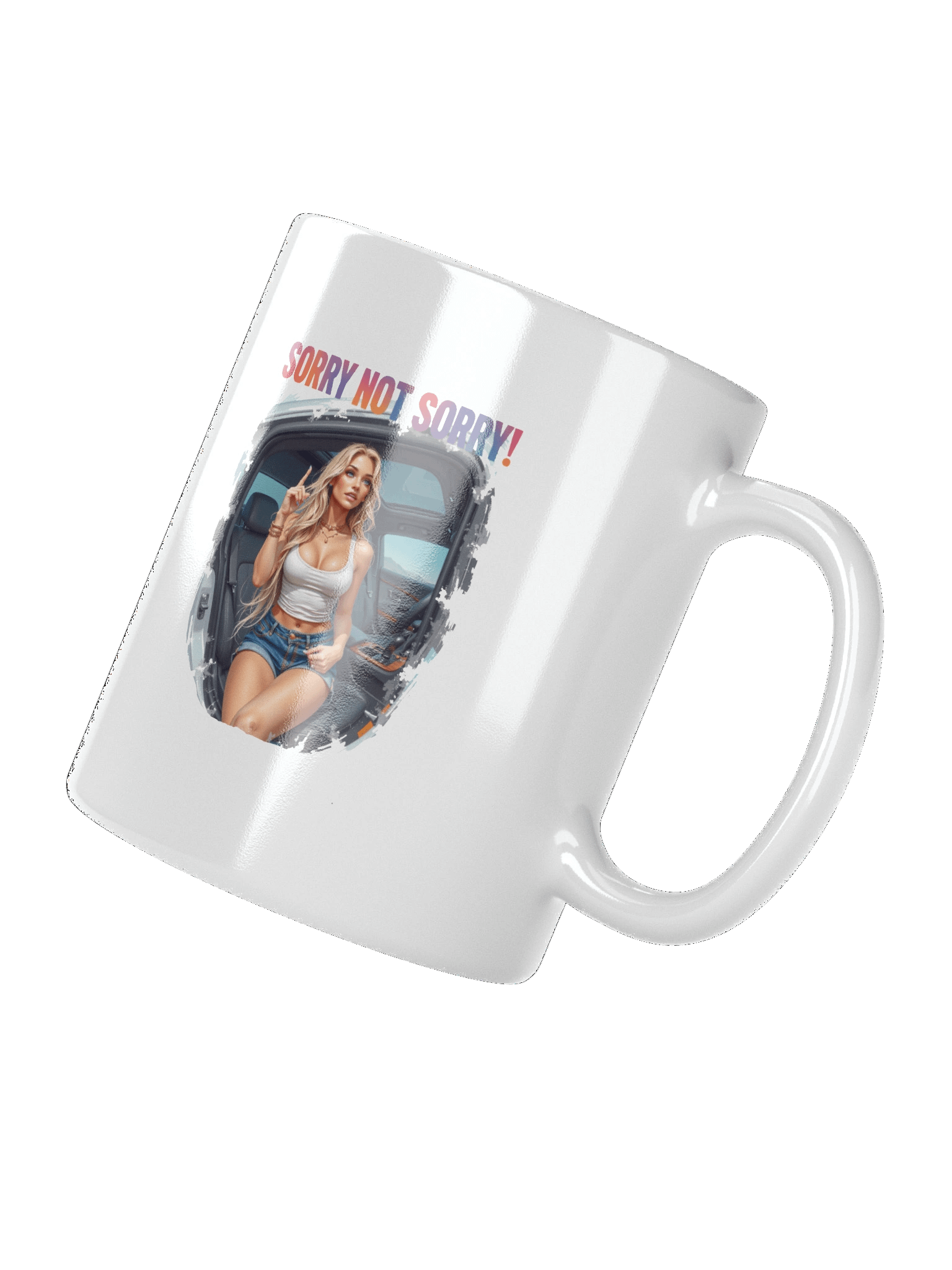 Sorry Not Sorry White Mug product image (8)