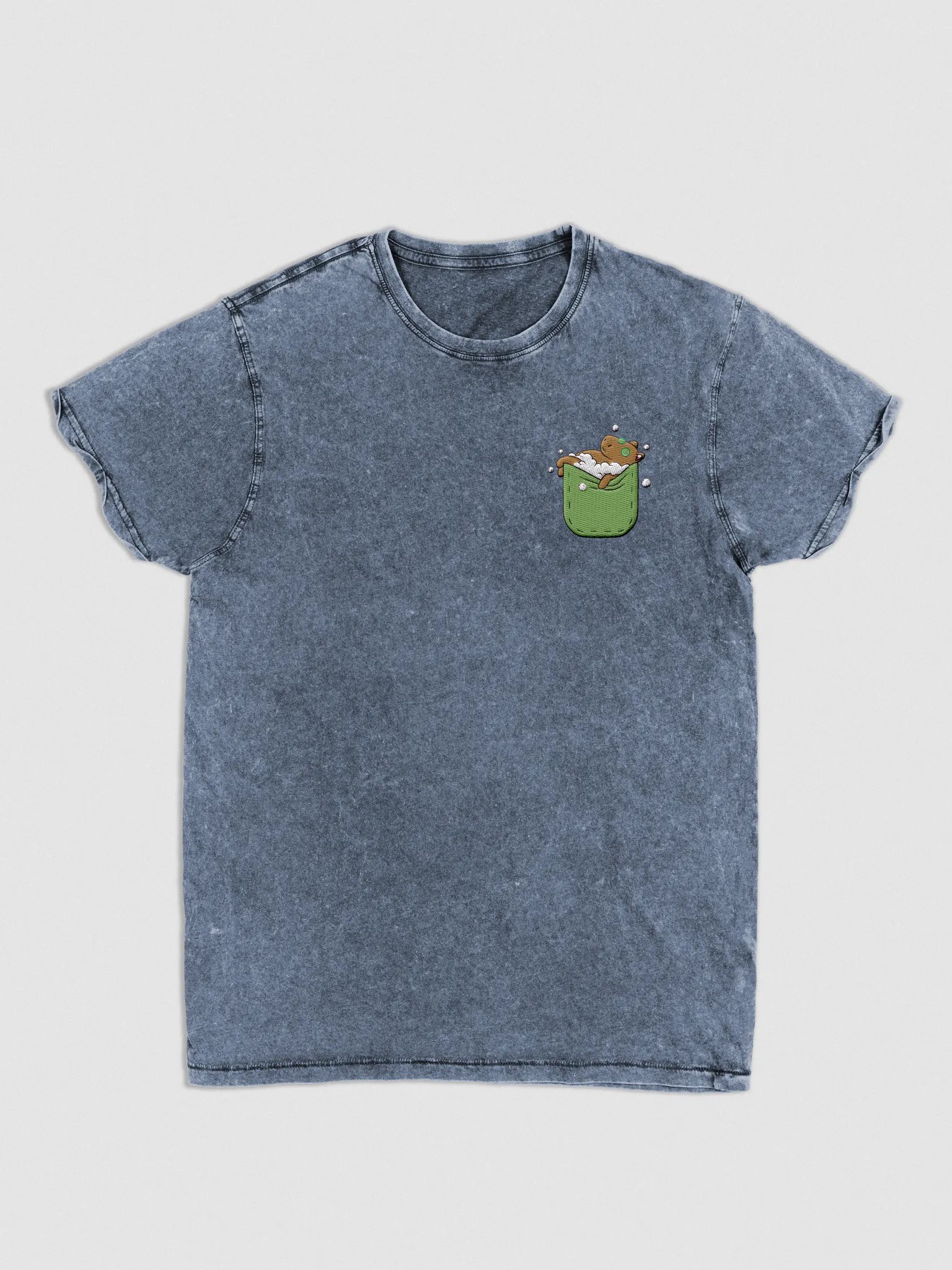 Spa Capy Embroidered Denim Tee product image (1)