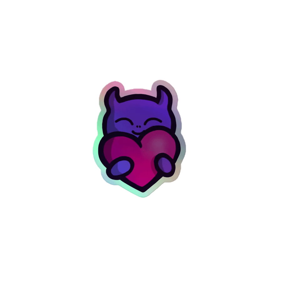 Holographic Sticker - Jeffrey Heart product image (1)
