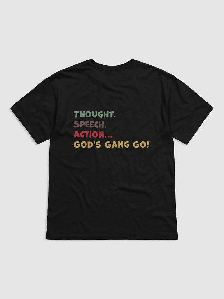 Thought-Speech-Action | God's Gang Logo Tee product image (2)