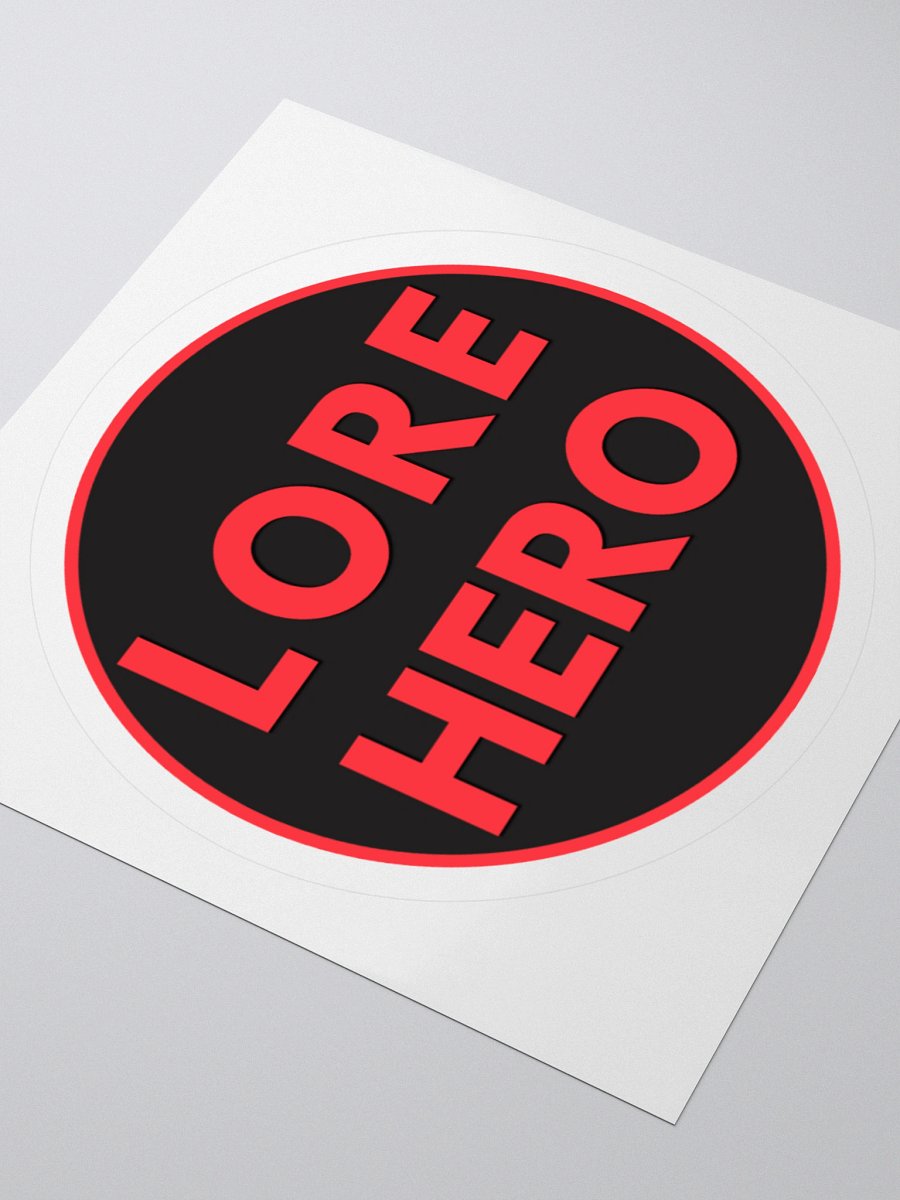 Lore Hero logo sticker product image (9)