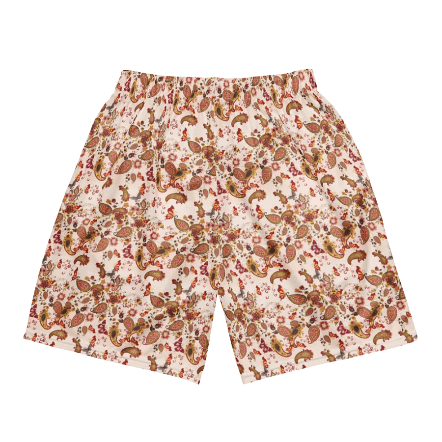Vintage Velvet Vibes | Recycled Unisex Mesh Shorts product image (6)