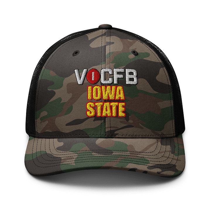 Iowa State VOCFB Camo Trucker Hat product image (1)