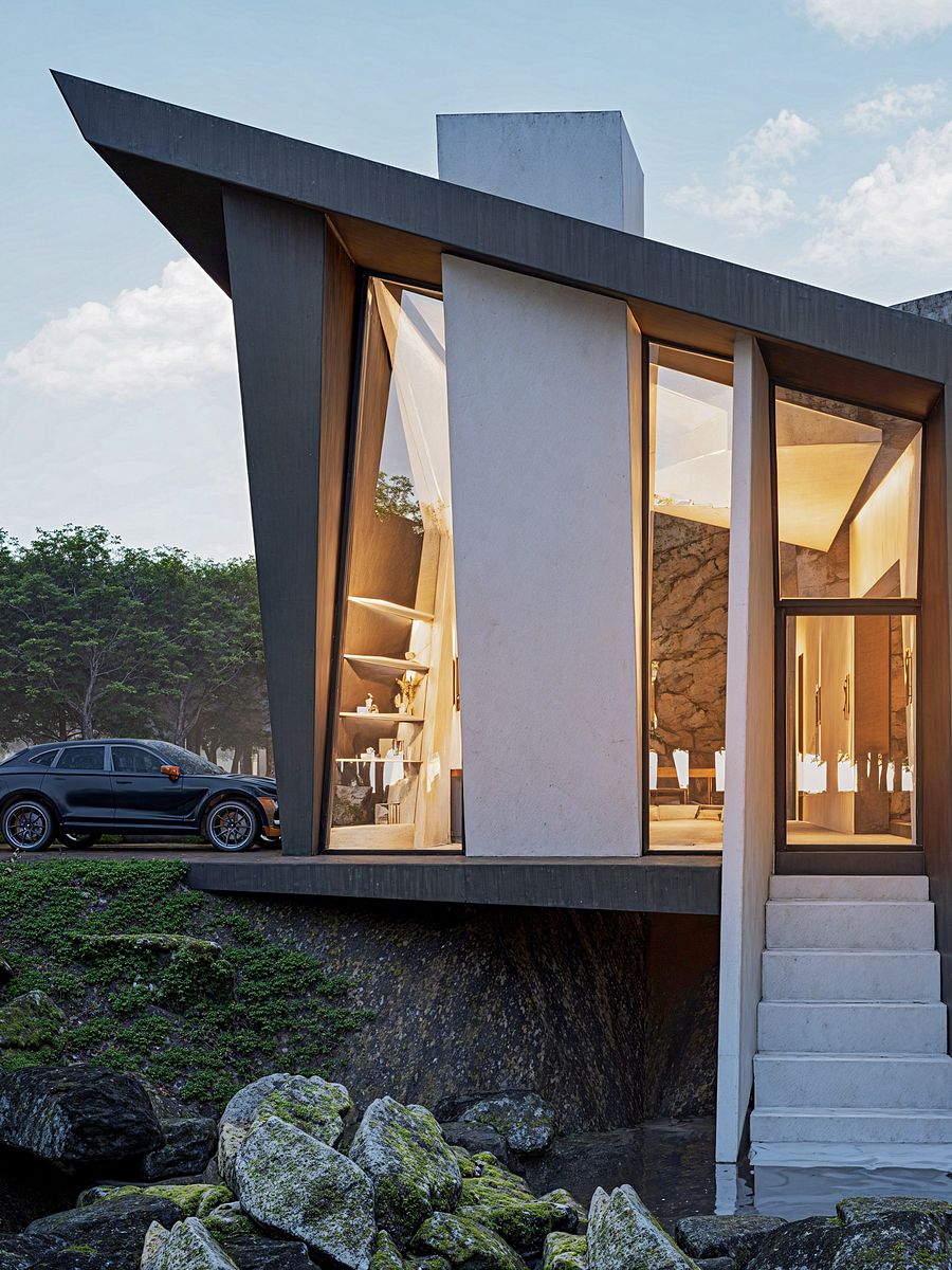 Modern House 02 - Drawings\Blueprints CAD + PDF + 3D Model product image (3)